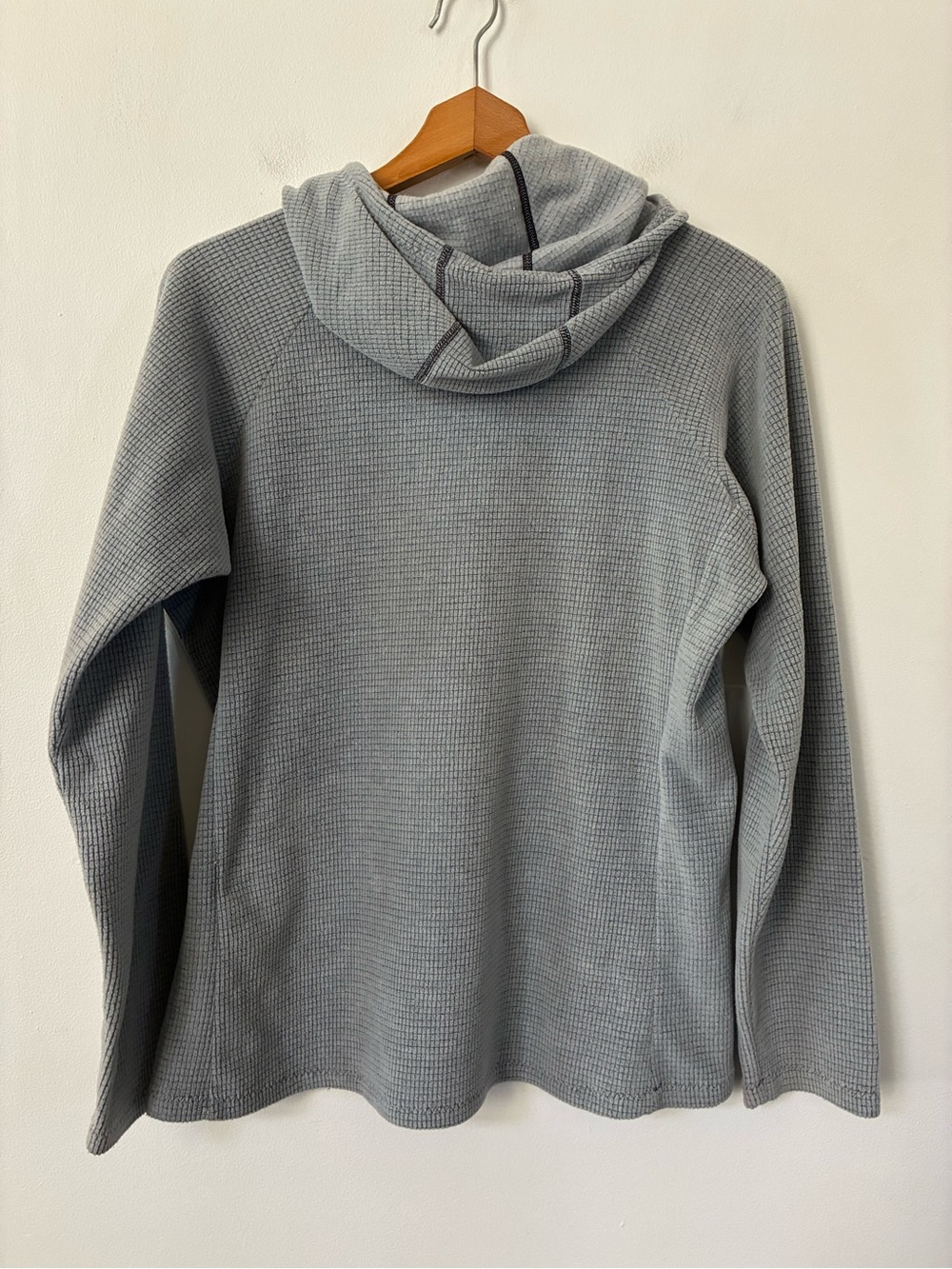 Melanzana Women's Microgrid Hoody Gray - Picture 2 of 6